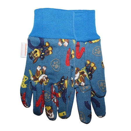 MidWest Quality Gloves Nickelodeon Youth Cotton Blue Gloves